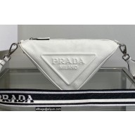 Prada Triangle Saffiano leather Bag 2VH155 White 2022