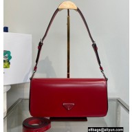 Prada Femme brushed leather shoulder Bag 1BD323 Red 2022