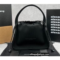 Alexander Wang Ryan Small Bag In Rib Knit Black 2022