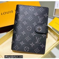 Louis Vuitton Medium Ring Agenda Cover Monogram Eclipse Canvas
