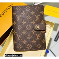 Louis Vuitton Medium Ring Agenda Cover Monogram Canvas R20105