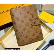 Louis Vuitton Medium Ring Agenda Cover Monogram Reverse Canvas