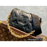 Louis Vuitton Bubblegram Wallet on Strap Bag M81398 Black