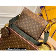 Louis Vuitton Monogram Canvas Toiletry Pouch 26 Bag with Strap M47542 Green