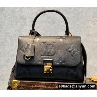 Louis Vuitton Monogram Empreinte leather Madeleine MM Bag M45976 Black