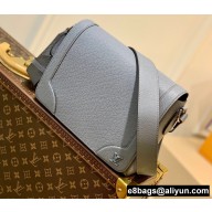 Louis Vuitton Taiga leather New Flap Messenger Bag M30808 Gray