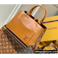Louis Vuitton Epi leather Marelle Tote BB Bag Gold Miel Brown