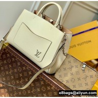 Louis Vuitton Epi leather Marelle Tote MM Bag Quartz White