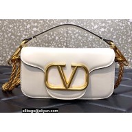 Valentino VLogo Signature Loco Small Shoulder Bag White 2022