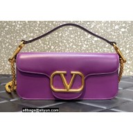 Valentino VLogo Signature Loco Shoulder Bag  purple 2022