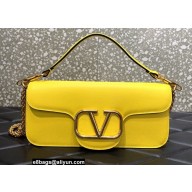 Valentino VLogo Signature Loco Shoulder Bag Yellow 2022