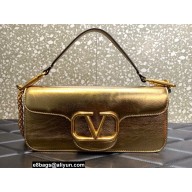 Valentino VLogo Signature Loco Shoulder Bag Gold 2022
