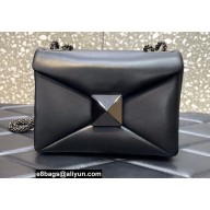 Valentino ONE STUD Nappa Bag With Chain Black 2022