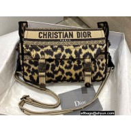 Dior Small Diorcamp Bag in Beige Multicolor Mizza Embroidery 2022