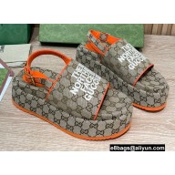 Gucci Heel 5.5cm Platform GG Sandals 01 2022