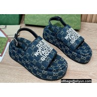 Gucci Heel 5.5cm Platform GG Sandals 10 2022