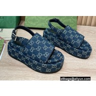 Gucci Heel 5.5cm Platform GG Sandals 13 2022