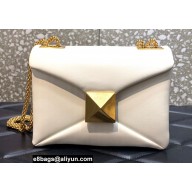 Valentino ONE STUD Nappa Bag With Chain White 2022