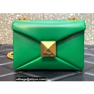 Valentino ONE STUD Nappa Bag With Chain Green 2022
