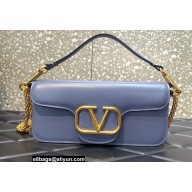 Valentino VLogo Signature Loco Shoulder Bag Blue 2022