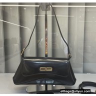 Balenciaga XX Small Flap Bag in box calfskin Black 2022