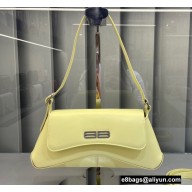 Balenciaga XX Small Flap Bag in box calfskin Yellow 2022