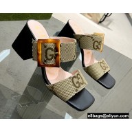 Gucci Heel 7cm sandals with bamboo buckle 10 2022