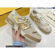 Fendi x Versace Fendace Match satin low-tops Sneakers White 2022