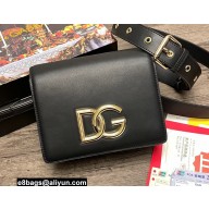 Dolce & Gabbana Calfskin 3.5 crossbody bag Black