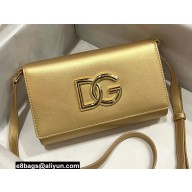 Dolce & Gabbana Calfskin 3.5 clutch bag Gold