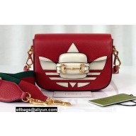 Gucci x Adidas Horsebit 1955 mini Shoulder bag 658574 Red 2022