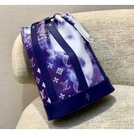 Louis Vuitton Randonnee PM Messenger Bag M20562 Blue Monogram Bandana Print