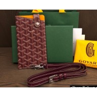 Goyard Montmartre GM Case Bag Burgundy