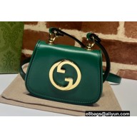 Gucci Blondie card case wallet 698635 leather Green 2022