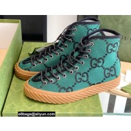 Gucci Maxi GG canvas high-top sneakers Green 2022