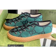 Gucci Maxi GG canvas Low-top sneakers Green 2022