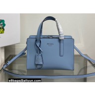 Prada Re-Edition 1995 brushed-leather mini handbag 1BA357 Blue 2022