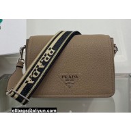 Prada Leather shoulder Bag 1BD314 Clay Gray 2022