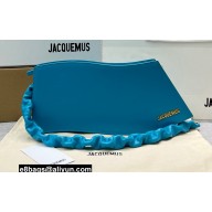 Jacquemus La Vague leather shoulder bag 2055 Blue