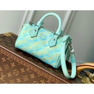 Louis Vuitton Monogram Empreinte leather Nano Speedy Bag Summer Stardust M81625 Green