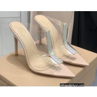 Gianvito Rossi Heel 10.5cm Plexi TPU PVC SIGMA Mules Nude 2022