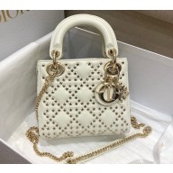 Lady Dior Mini Bag in Latte Lucky Star Cannage Lambskin 2022