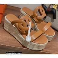 Hermes Chaine d'Ancre Epopee Espadrilles Brown 2022