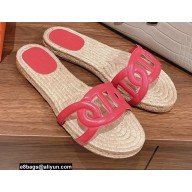 Hermes Chaine d'Ancre Famosa Espadrilles Fuchsia 2022