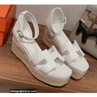 Hermes Heel 8.5cm Platform 5cm Elda Wedge Espadrilles 06 2022