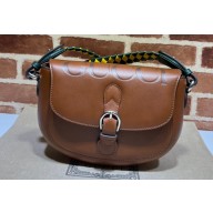 Gucci Small shoulder bag with logo ‎679540 Brown 2022