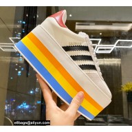 Gucci x adidas women's GG Gazelle sneakers 707873 White 2022