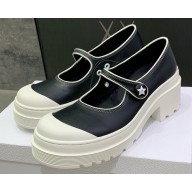 Dior Heel 5.5cm Supple Calfskin D-Doll 2.0 Pumps Black/White 2022