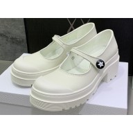Dior Heel 5.5cm Supple Calfskin D-Doll 2.0 Pumps White 2022