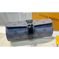 Louis Vuitton 3 Watch Case Monogram Gray
